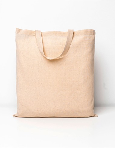 PRI-XT100N-Classic Cotton Bag Natural Short Handles